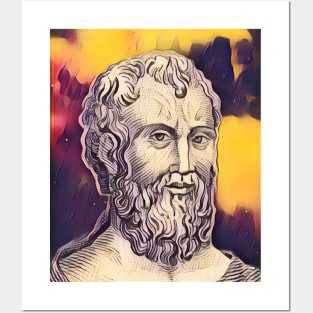 Zeno of Citium Portrait | Zeno of Citium Artwork 3 Posters and Art